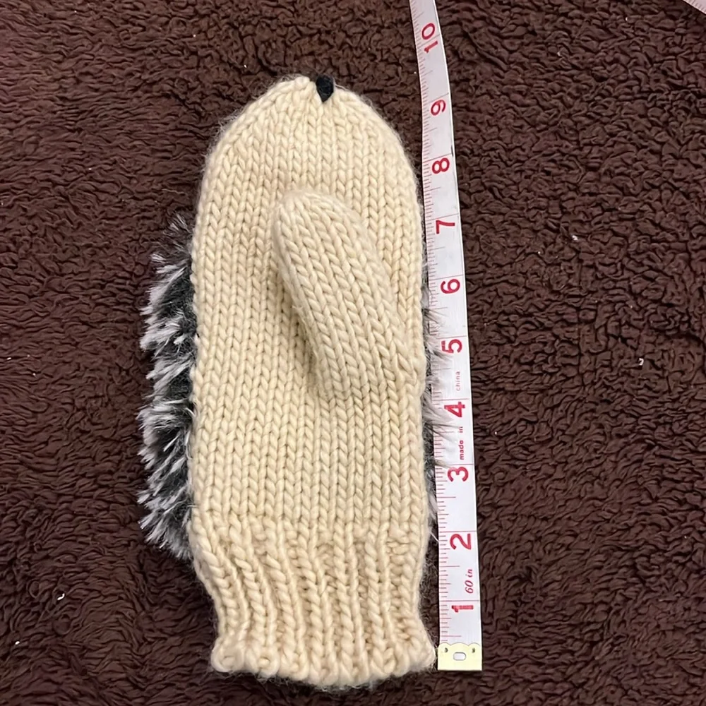 Hedgehog Mittens Like New